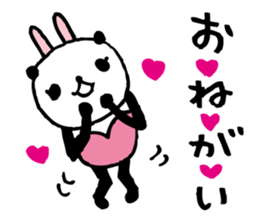 Every day of a panda- bunny - sticker #5876852