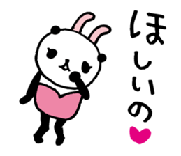 Every day of a panda- bunny - sticker #5876853