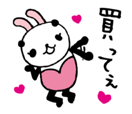 Every day of a panda- bunny - sticker #5876854