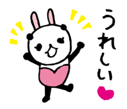 Every day of a panda- bunny - sticker #5876855