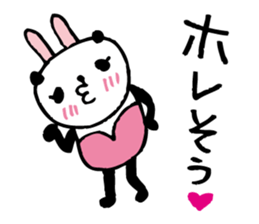 Every day of a panda- bunny - sticker #5876857