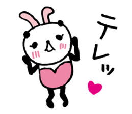 Every day of a panda- bunny - sticker #5876863