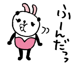 Every day of a panda- bunny - sticker #5876866