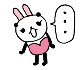 Every day of a panda- bunny - sticker #5876868