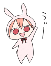 kuma and usashi sticker #5877072