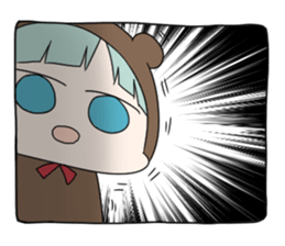kuma and usashi sticker #5877080