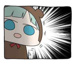 kuma and usashi sticker #5877080