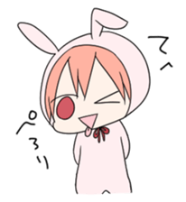 kuma and usashi sticker #5877083
