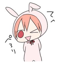 kuma and usashi sticker #5877083