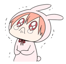 kuma and usashi sticker #5877086
