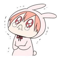 kuma and usashi sticker #5877086