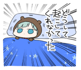 kuma and usashi sticker #5877100