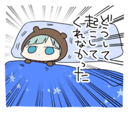 kuma and usashi sticker #5877100
