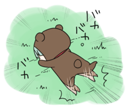 kuma and usashi sticker #5877101