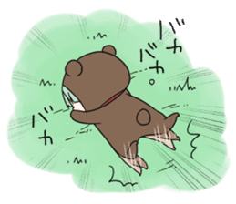 kuma and usashi sticker #5877101