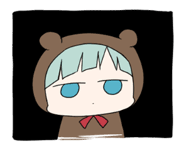 kuma and usashi sticker #5877104