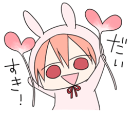 kuma and usashi sticker #5877107
