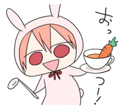 kuma and usashi sticker #5877108
