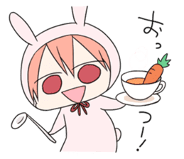 kuma and usashi sticker #5877108
