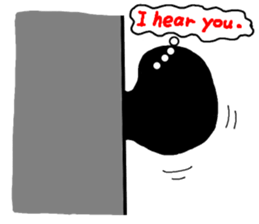 A dog with powerful eyes sticker #5877575