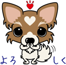 Papillon dog "Rook" sticker #5877716