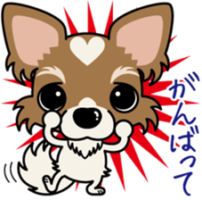 Papillon dog "Rook" sticker #5877723