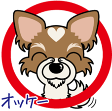 Papillon dog "Rook" sticker #5877727