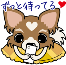 Papillon dog "Rook" sticker #5877732