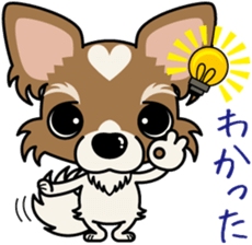 Papillon dog "Rook" sticker #5877749