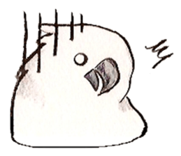 white parrot sticker #5878182