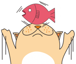 Fat cat GEE is coming sticker #5878597