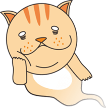 Fat cat GEE is coming sticker #5878601