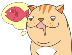 Fat cat GEE is coming sticker #5878604