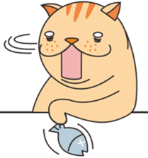 Fat cat GEE is coming sticker #5878605
