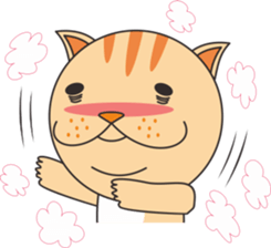 Fat cat GEE is coming sticker #5878606