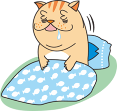 Fat cat GEE is coming sticker #5878607