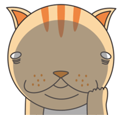 Fat cat GEE is coming sticker #5878608