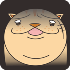 Fat cat GEE is coming sticker #5878618