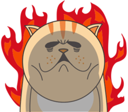 Fat cat GEE is coming sticker #5878619