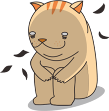 Fat cat GEE is coming sticker #5878629