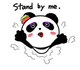 The panda in the phone sticker #5878733