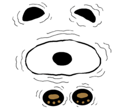 The panda in the phone sticker #5878735