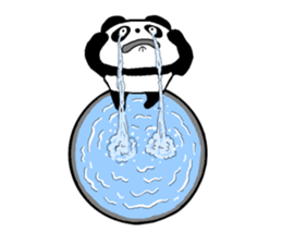 The panda in the phone sticker #5878737