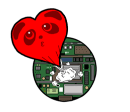 The panda in the phone sticker #5878743