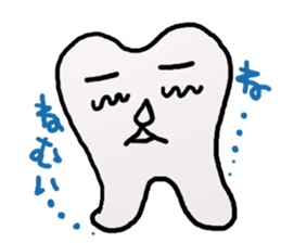 mr.and mrs.teeth sticker #5878772