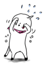 cat scarf sticker #5879477