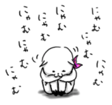 cat scarf sticker #5879486