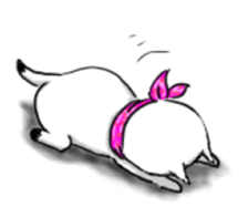 cat scarf sticker #5879492