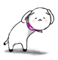 cat scarf sticker #5879496