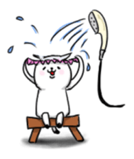 cat scarf sticker #5879499